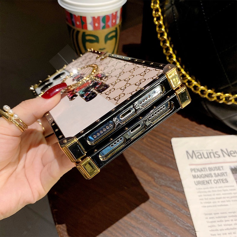 Ốp Điện Thoại Vuông Có Giá Đỡ Hình Gấu Cho Redmi 9 9A 9C 9T 10 note 8 Pro 9S Pro 10S Pro 11 Pro POCO X3 / X3FC X2 C3 M3