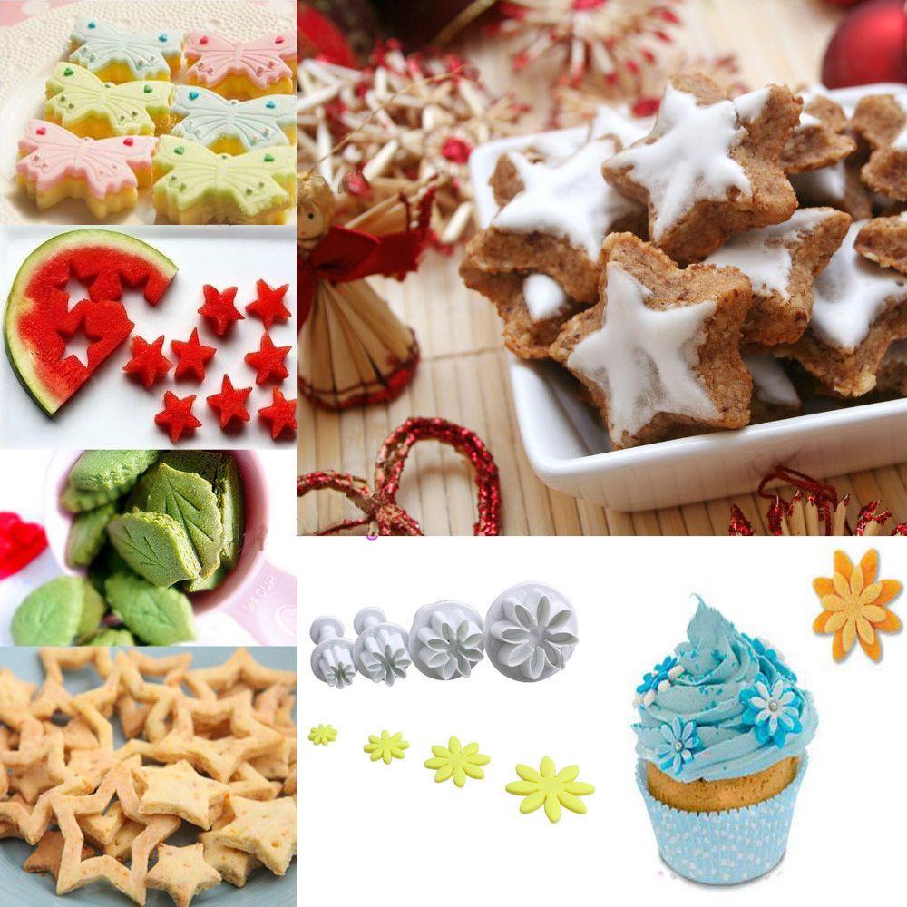 Set 33 Khuôn Cắt Tạo Hình Trang Trí Bánh