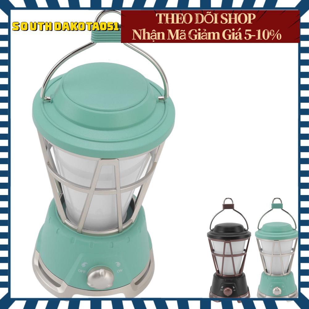 Southdakota051 Đèn lều cắm trại ngoài trời chạy pin cổ điển với ngọn lửa ánh sáng đỏ và trắng