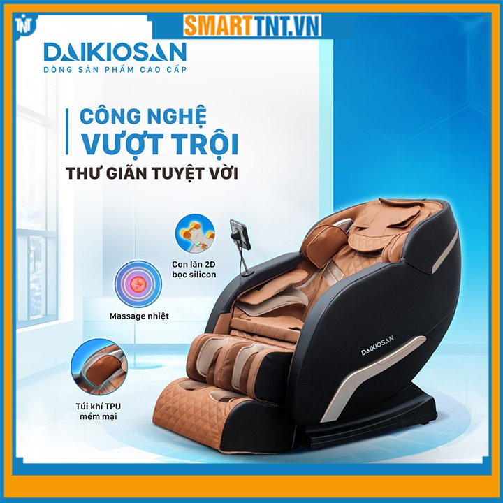 Ghế Massage cao cấp hàng chính hãng Daikiosan DVGM-0001D cao cấp