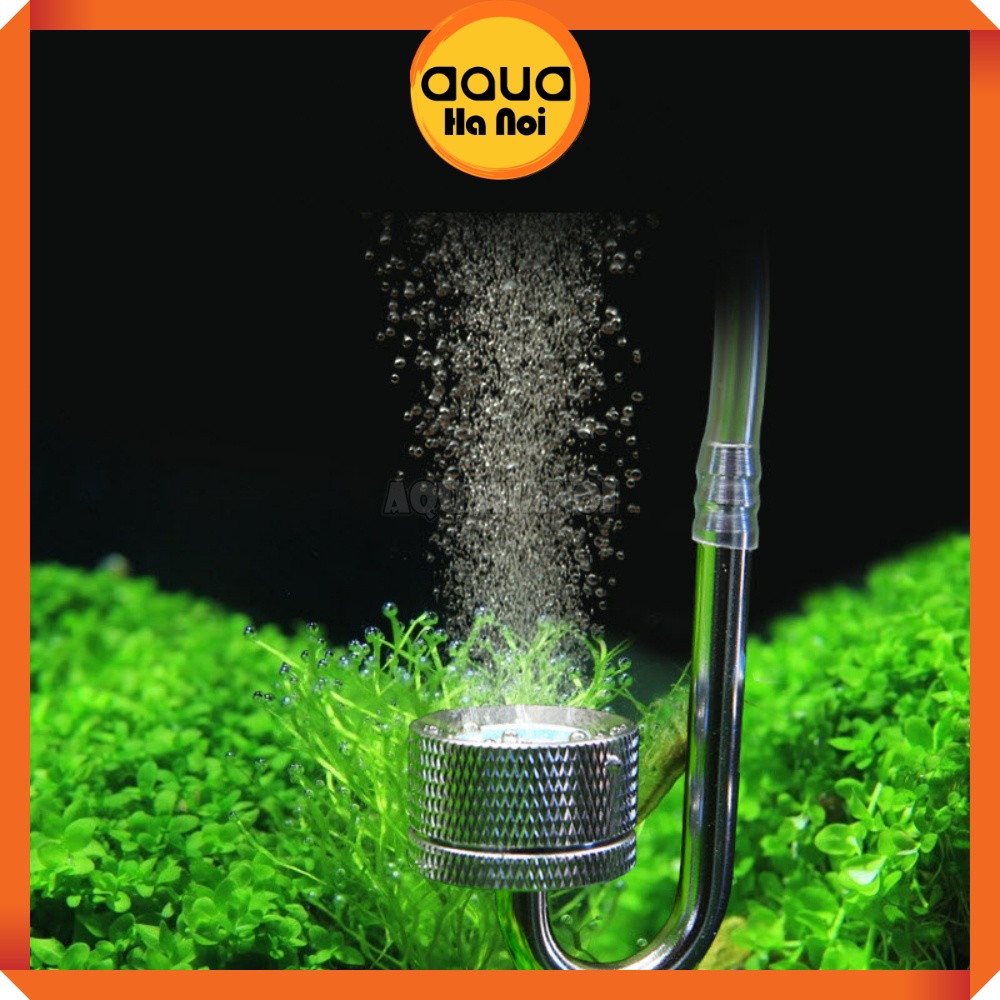 Cốc sủi CO2 Mufan 7cm màu bạc - Sủi CO2 siêu mịn cho hồ thủy sinh