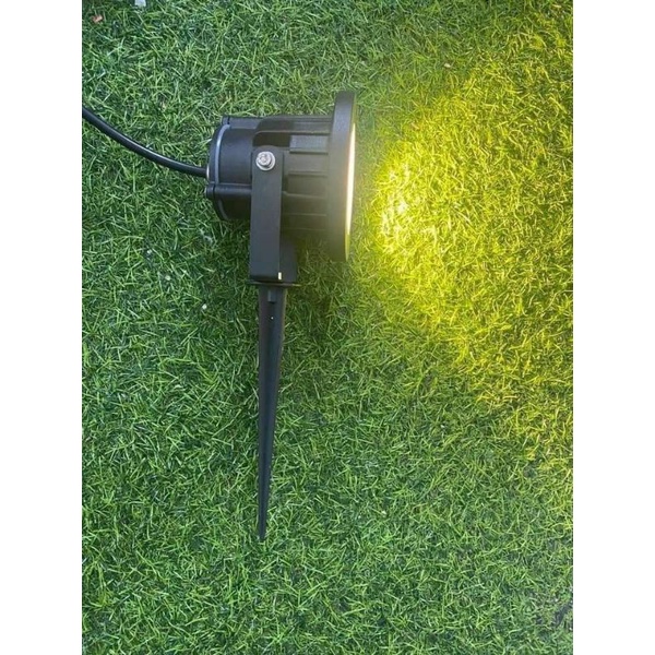 Đèn cắm cỏ , rọi tiểu cảnh ánh sáng vàng chân ghim 5w