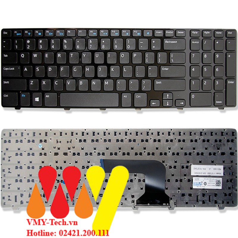 Bàn Phím Laptop Dell Inspiron 3721 3737 17R 5721 5737 NEW 100%