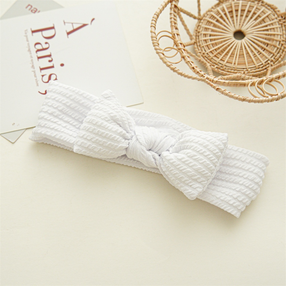 Băng Đô Nơ Họa Tiết Kẻ Sọc Màu Sắc Kẹo Ngọt Xinh Xắn Dành Cho Bé Gái