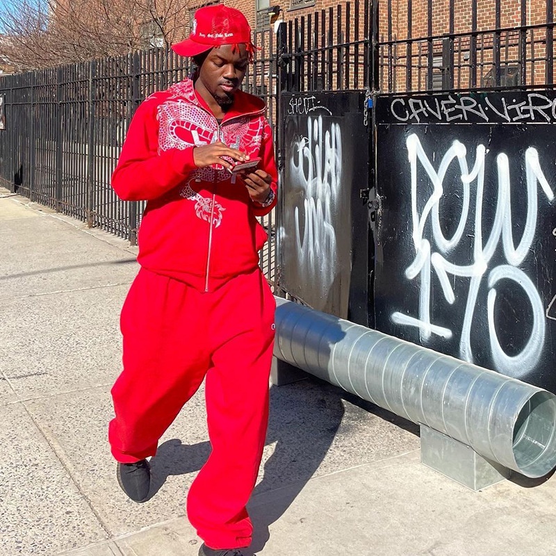 Áo khoác hoodie MMIOT Y2K tay dài phối khóa zip đính đá in họa tiết rồng phong cách hip hop thể thao