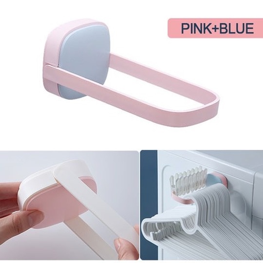Móc treo tường tự dính đa chức năng có thể gập lại, thích hợp làm móc treo tường tự dính treo tường phòng tắm và phòng ngủ
