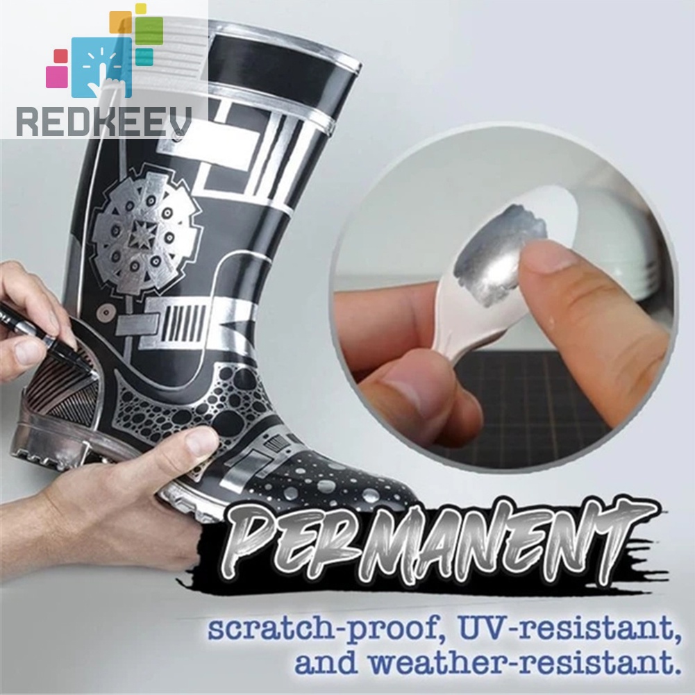 Bút lông tráng gương màu phản quang độc đáo DIY