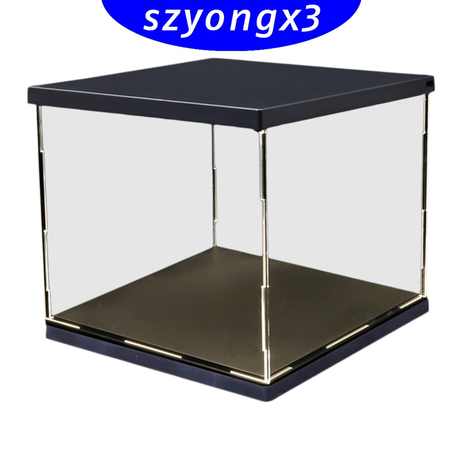 Clear with LED lights for Figure Model Countertop Display Cube Dustproof