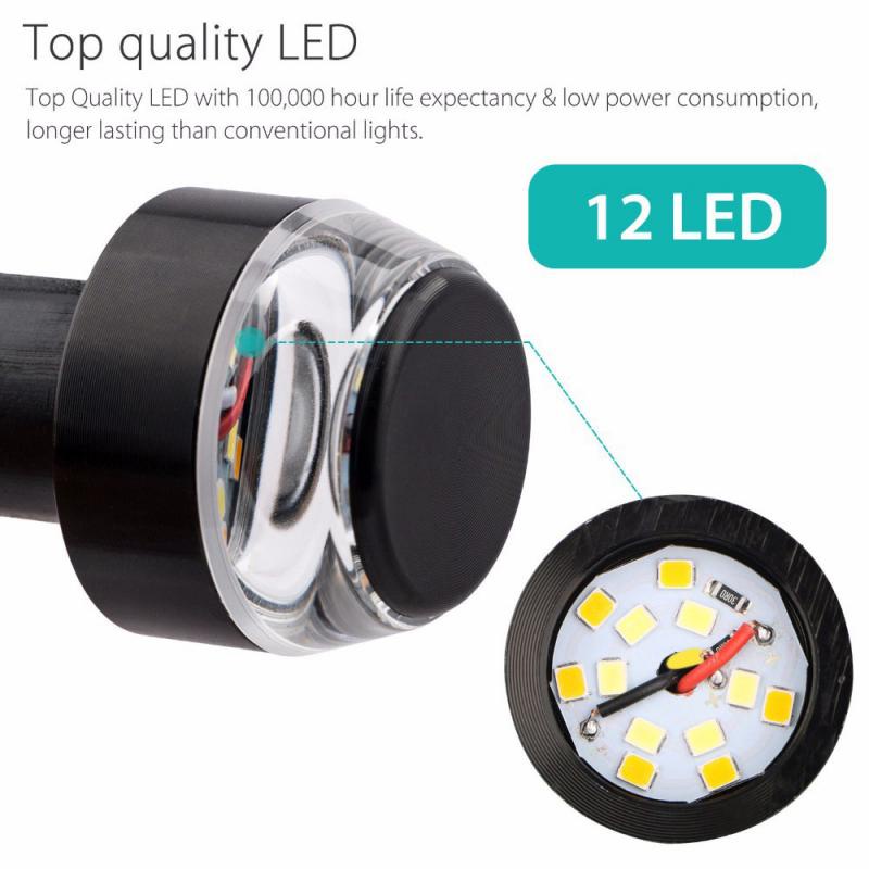 1 Thanh Đèn LED Tín Hiệu Gắn Tay Lái Xe Máy