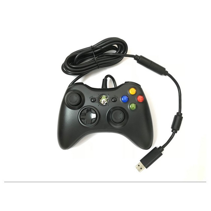 ✵☄Tay cầm Chơi Game Xbox 360 có dây full box - PC, Laptop cực tối ưu, skill FO4, FO3