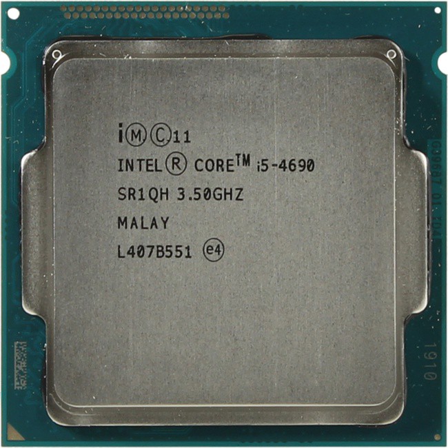 Vi xử lý  intel i5-4690 socket 1150 chạy main h81,h87,b85,z87 , bảo hành 1 tháng.