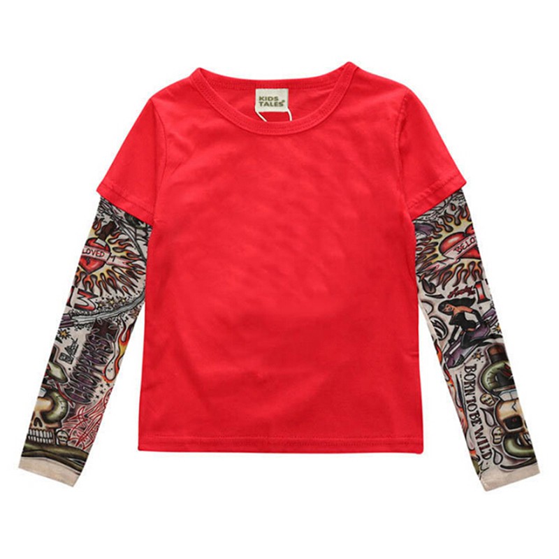 Áo Thun Họa Tiết Hình Xăm Vui Nhộn Thời Trang Mùa Hè HS62022 V1N belle Dành Cho Bé Trai