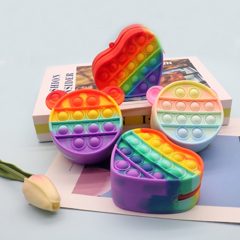 Ví móc khoá pop it hit hot