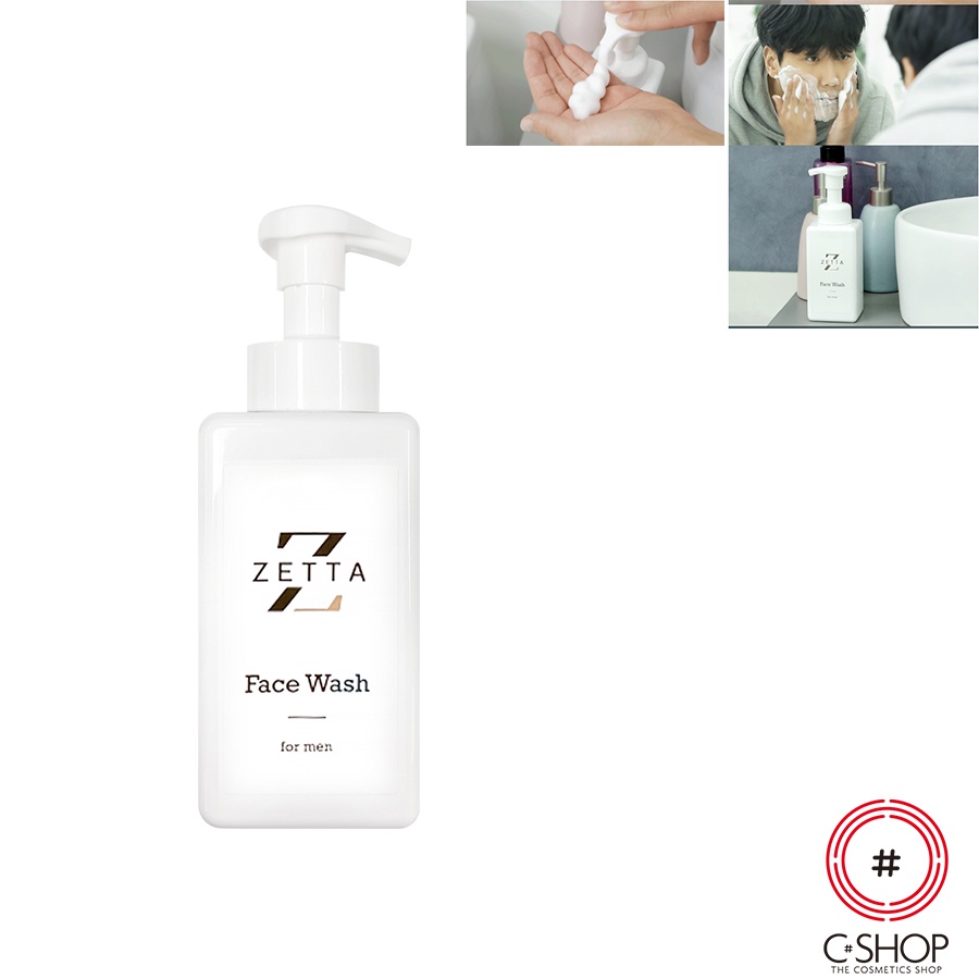 Sữa rửa mặt làm sạch ngừa mụn hiệu quả dành cho nam Mr.Zetta Face Wash 500ml_ Mỹ phẩm Hàn Quốc chính hãng