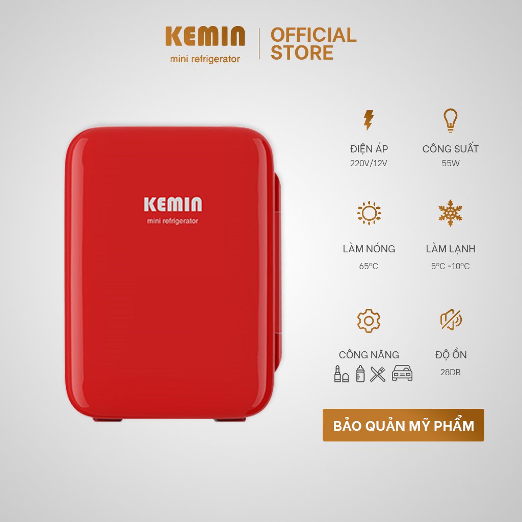 Tủ lạnh mini KEMIN 10L chính hãng