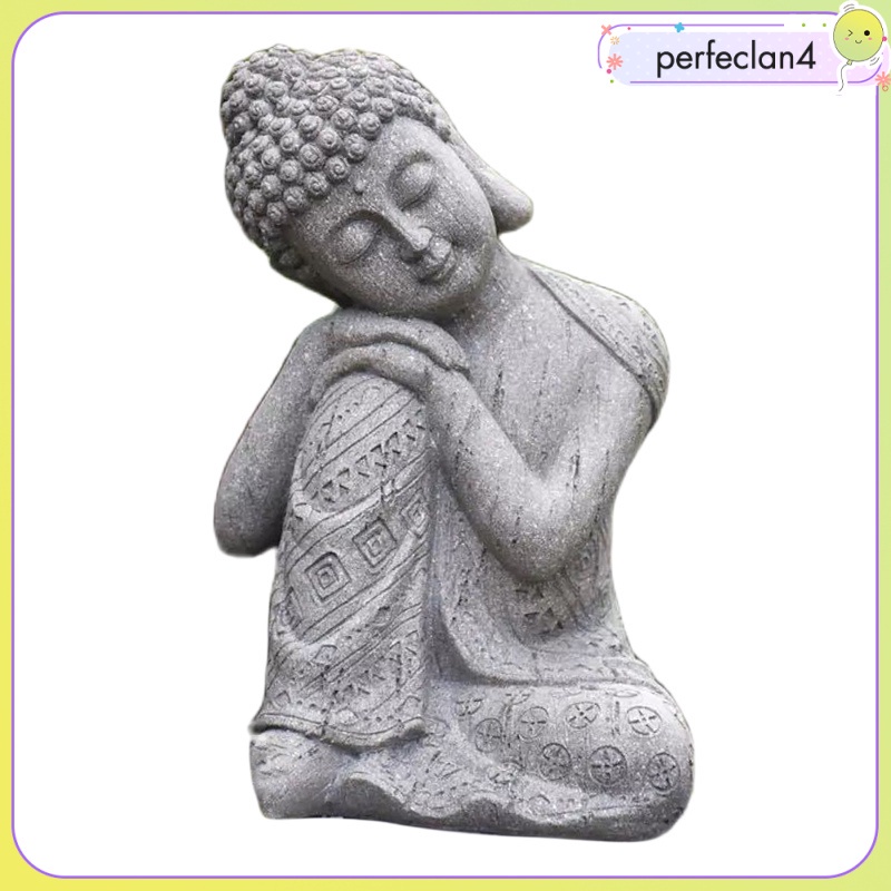 Mô Hình Tượng Phật Bằng Nhựa Resin Để Bàn Trang Trí Sân Vườn 4