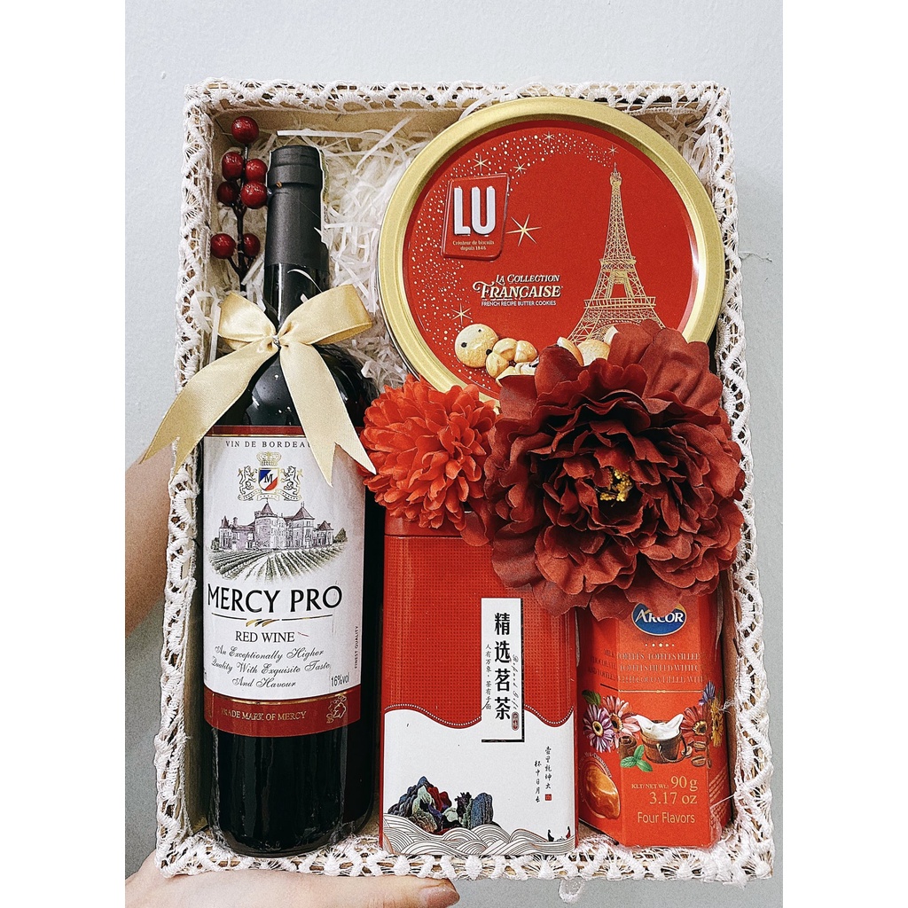 [Hàng trả order, không có dư] Set Quà Tết Khay Gỗ | BigBuy360 - bigbuy360.vn