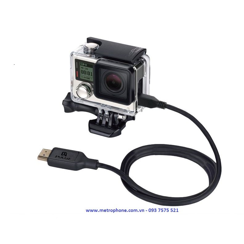 CÁP MICRO HDMI DÀNH CHO MÁY ẢNH GOPRO 4/3+/3 ( Không bao gồm camera )