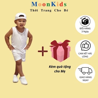 Bộ Ba Lỗ thun lạnh cho bé 🌈đẹp mê ly🌈Bộ Sát Nách bé trai bé gái KÈM QÀ thun lạnh 100% co giãn 4 chiều cực tốt