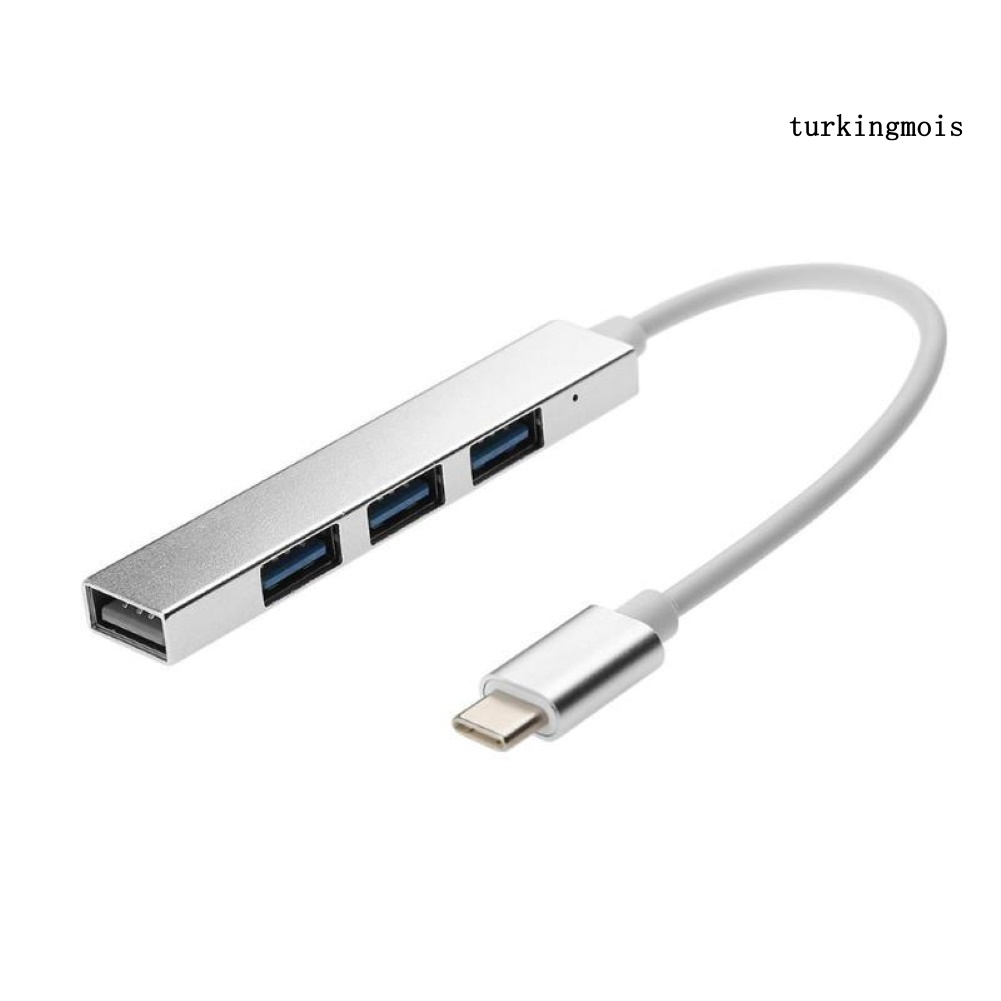 Bộ Chia 4 Cổng Usb Type C Nhỏ Gọn Tiện Dụng