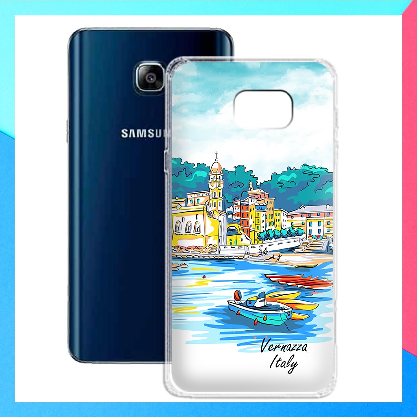 Ốp lưng Samsung Galaxy Note 5 in họa tiết du lịch các nước tranh phong cảnh mùa hè - 01061 Silicone Dẻo