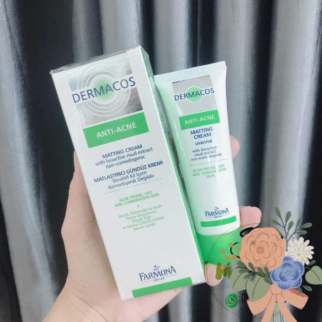 Kem Ngừa Mụn Giảm Bóng Nhờn 50ml - DERMACOS FARMONA | BigBuy360 - bigbuy360.vn