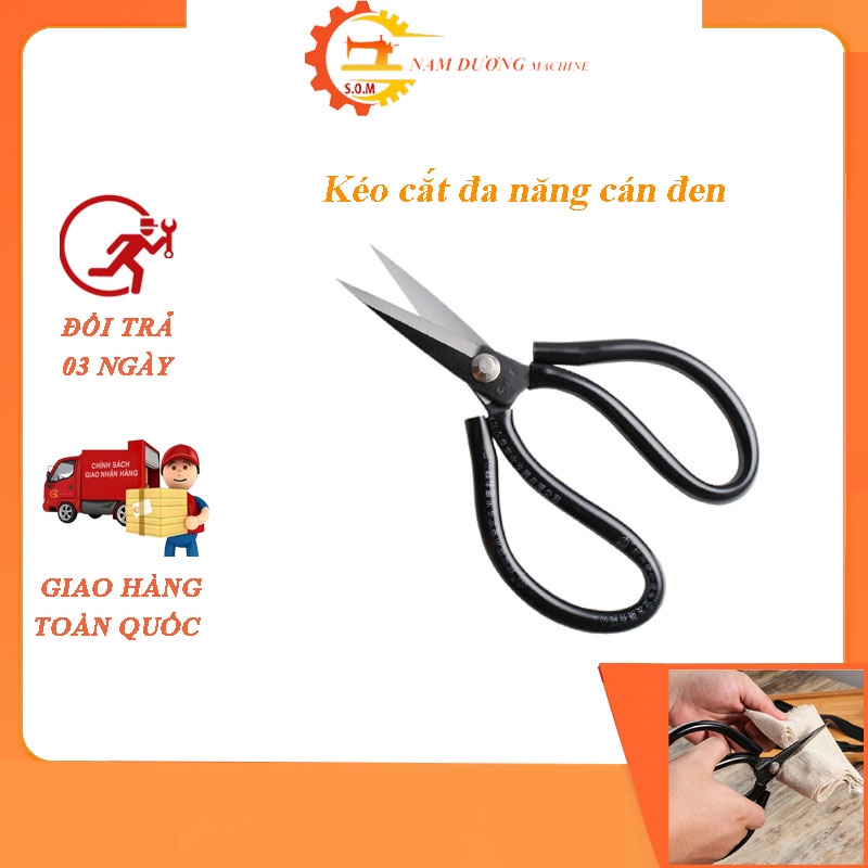 kéo cắt đa năng &gt; kéo cắt thực phẩm &gt; kéo thép cán đen
