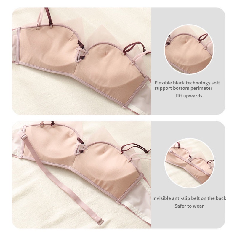 Áo Lót Quây Ngực Không Dây Cỡ Lớn Không Có Gọng Thép Cho Nữ