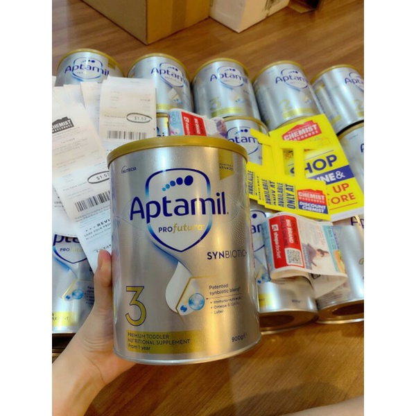 Sữa Aptamil Úc đủ số 900g