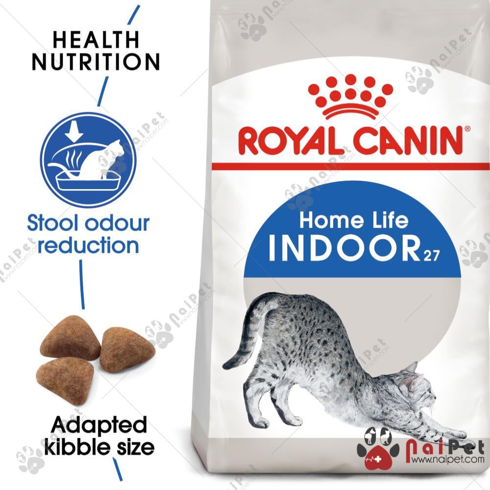 Thức Ăn Hạt Cho Mèo Trưởng Thành Sống Trong Nhà Home Life Indoor 27 Royal Canin 1kg