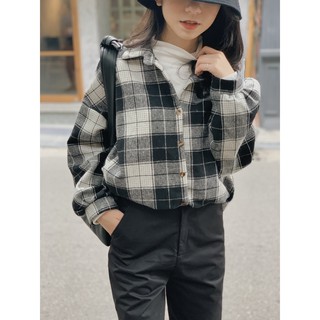 Áo sơ mi dạ kẻ SA395 1994closet