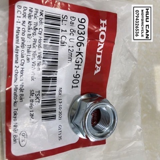 Ốc cốt bánh trước sau 12mm chìa khoá 19 Honda giá 1 con