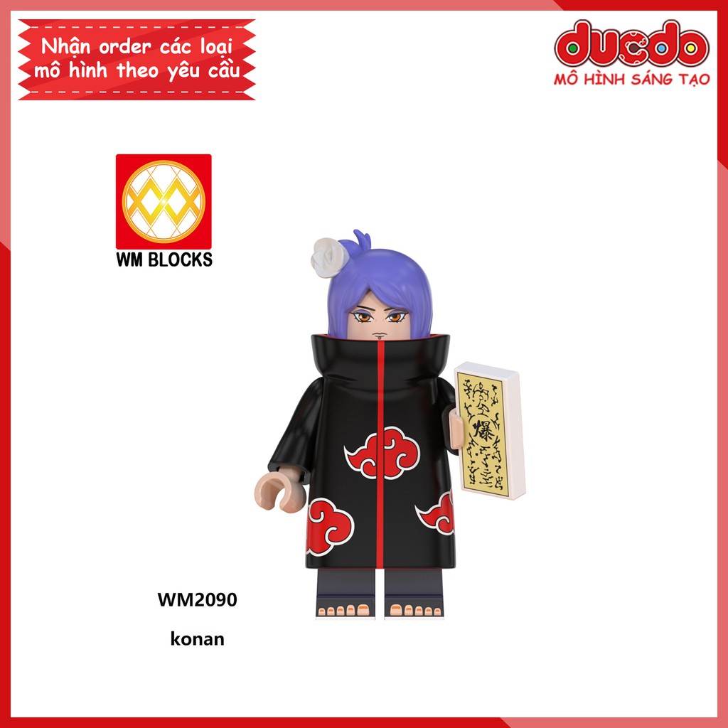 Minifigures các nhân vật trong Naruto, Sasuke mới nhất - Đồ chơi Lắp ghép Xếp hình Mô hình Mini WM6106