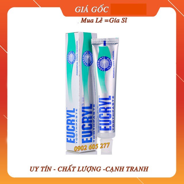 [Hàng chính hãng] Kem Đánh Răng Eucryl Toothpaste 62g