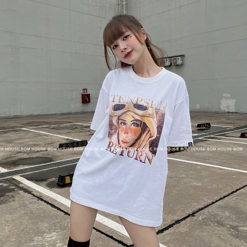 Áo Thun Tay Lỡ RETURN Nam Nữ Bom House Ulzzang Unisex