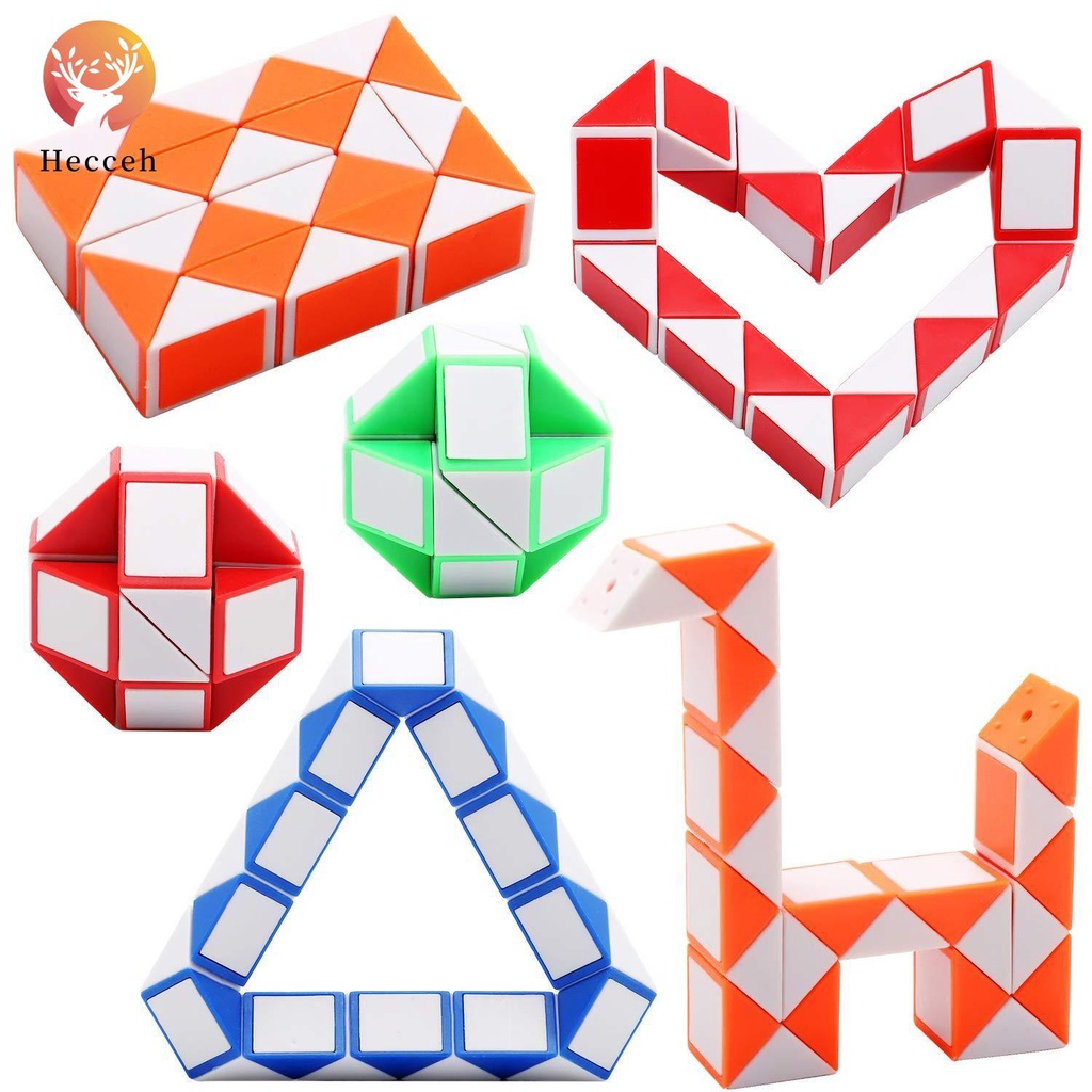 Đồ Chơi Khối Rubik 24 Đoạn Bằng Nhựa Thú Vị Cho Bé