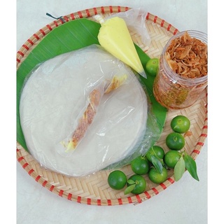 (TẶNG BƠ) COMBO Bánh Tráng Phơi Sương Bơ Ruốc Hành Phi