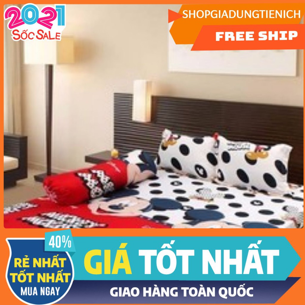 Ga gối micky chấm bi 1m6