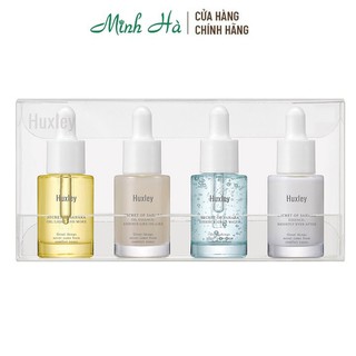 Serum Huxley dưỡng trắng phục hồi da - Set 4 chai mini 5ml