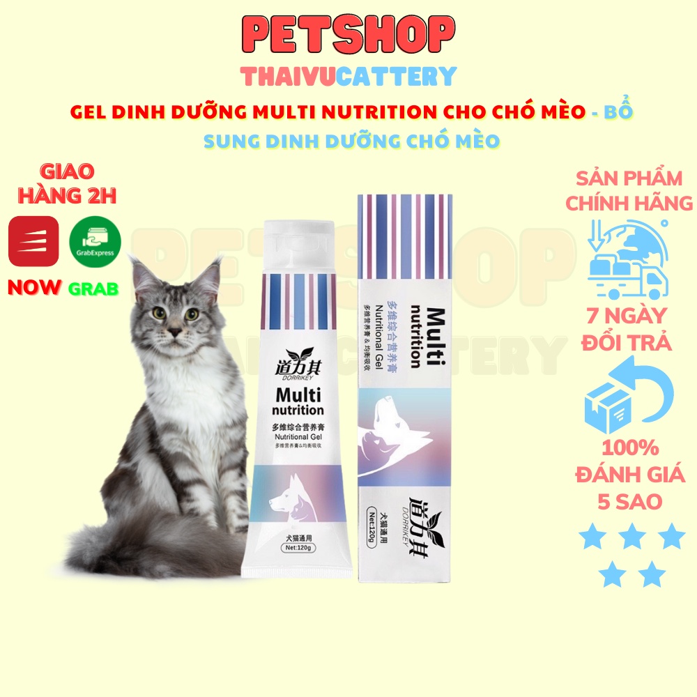 Gel Dinh Dưỡng Multi Nutrition Cho Chó Mèo - Bổ sung dinh dưỡng chó mèo