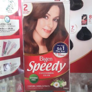 [ Hàng Công Ty- Hsd 2024] Thuốc Nhuộm Tóc Bigen Conditioning Color - Số 2 Nâu Hạt Dẻ Ánh Vàng.
