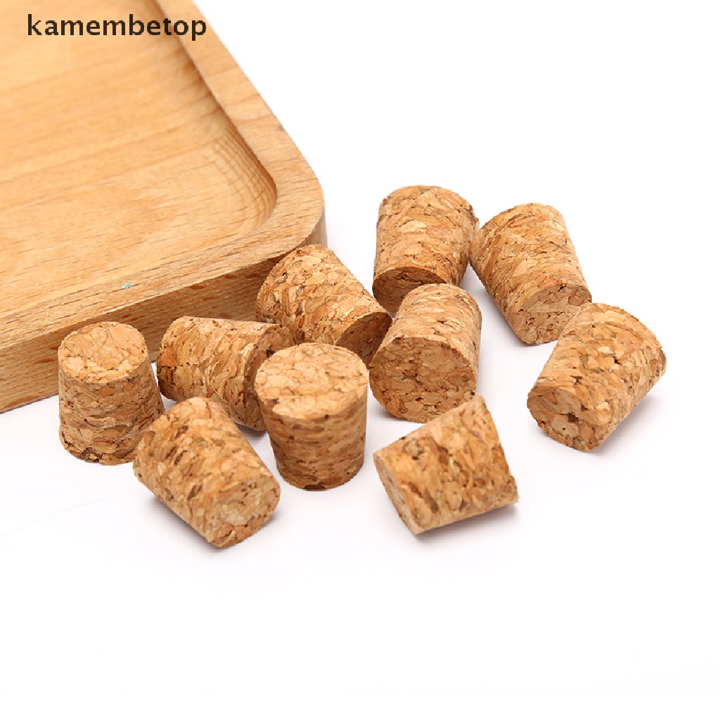 Bộ 10 Nút Bần Đậy Chai Rượu Vang 18 * 15 * 20mm