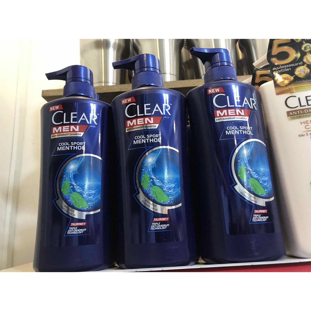 Dầu Gội Đầu Clear Men Bạc Hà Thái Lan 450ml