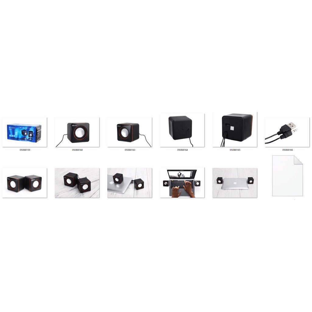 SALE Loa máy tính xí ngầu SANNY S701 Nhe cực hay gọn nhỏ cho laptop . 3 2