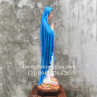 Tượng Đức Mẹ Lộ Đức 80cm Composite