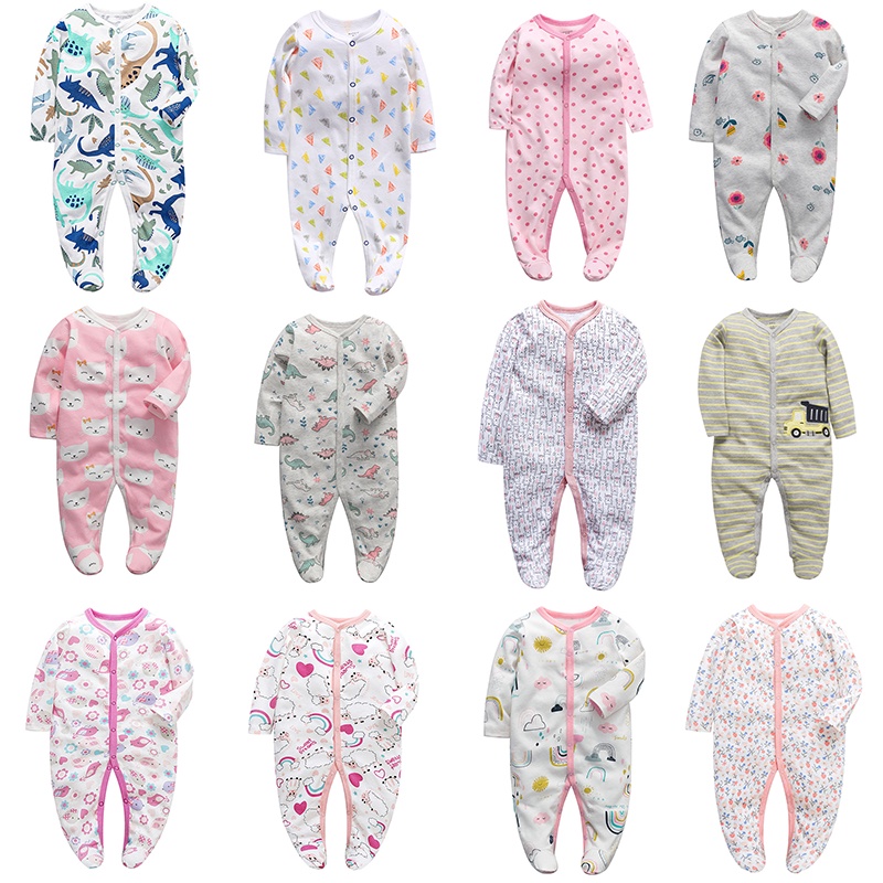 Bộ bodysuit trẻ em bộ áo liền quần bodysuit cho bé 0-12M