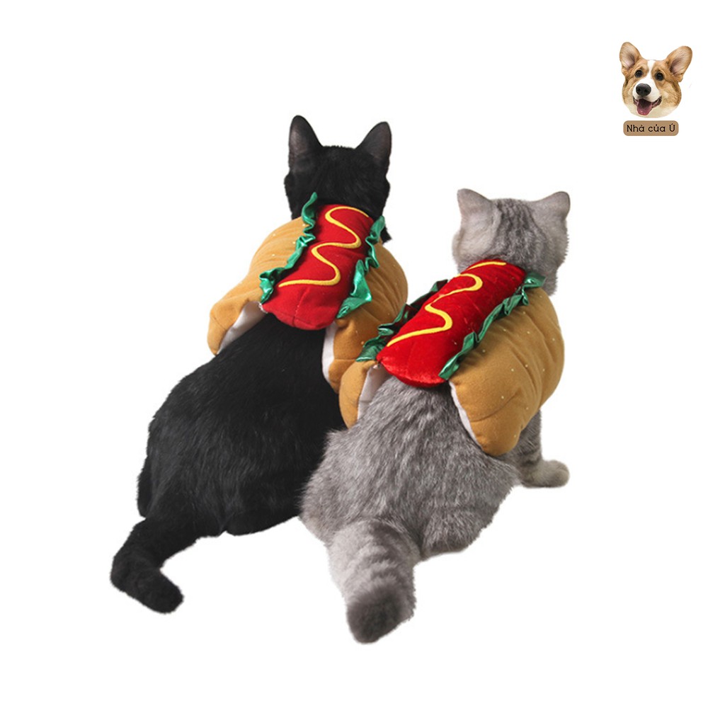 Áo Hotdog Big size - Áo Cho Chó To Mùa Đông Giữ Ấm - Áo Cho Chó Lớn