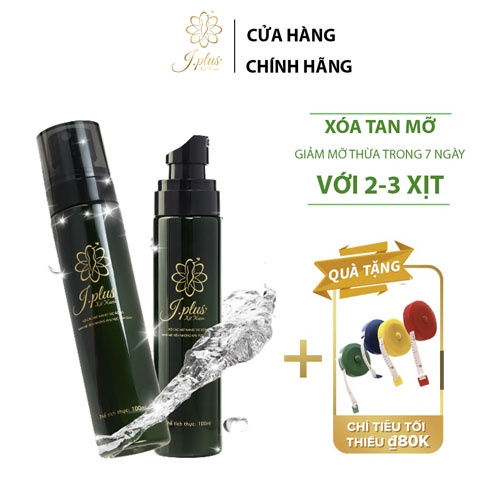 Xịt tan mỡ J.Plus Đan Trường giảm cân, tan mỡ công nghệ nano, có mã QR phân biệt chính hãng