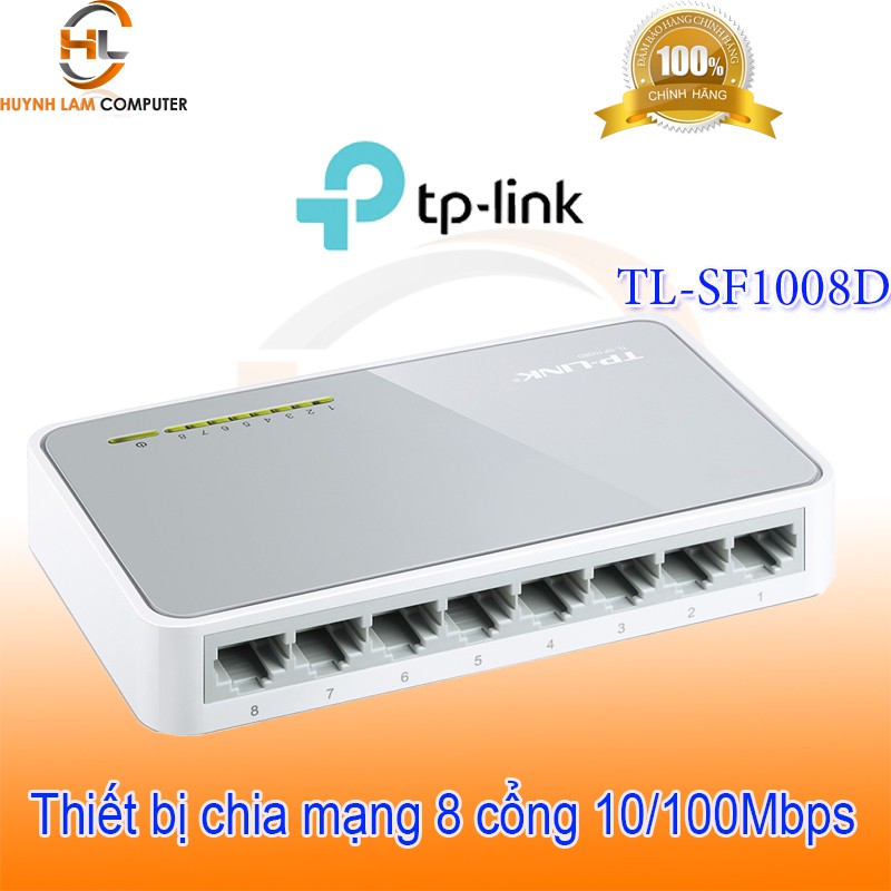 Bộ chia mạng-Bộ chia mạng 8 cổng TPLink SF1008D FPT phân phối-Switch 8 port TPlink