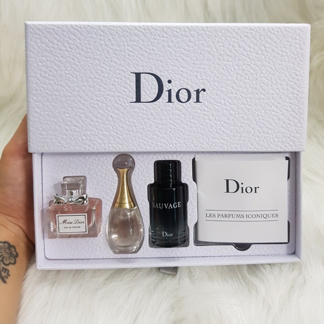 Bộ nước hoa mini Dior 3pcs (miss dior edp / jadore / dior sauvage)